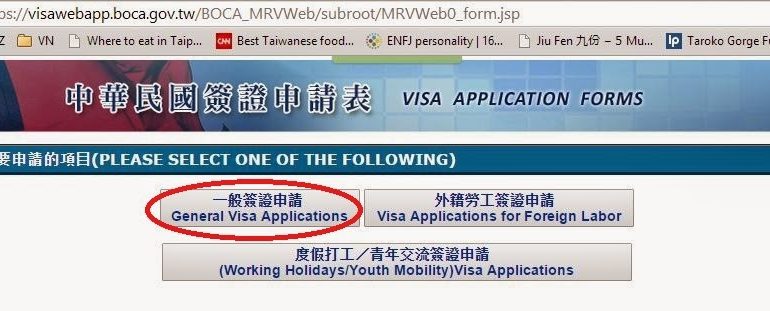 Thủ tục và các giấy tờ cần thiết để xin visa du lịch Đài Loan ở Việt Nam