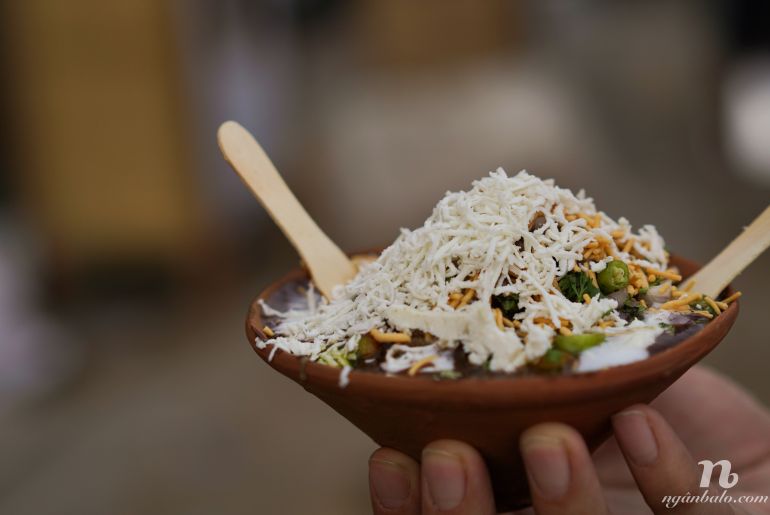 Giới thiệu món ăn đường phố Ấn Độ: Papdi (Papri) Chaat ở Agra
